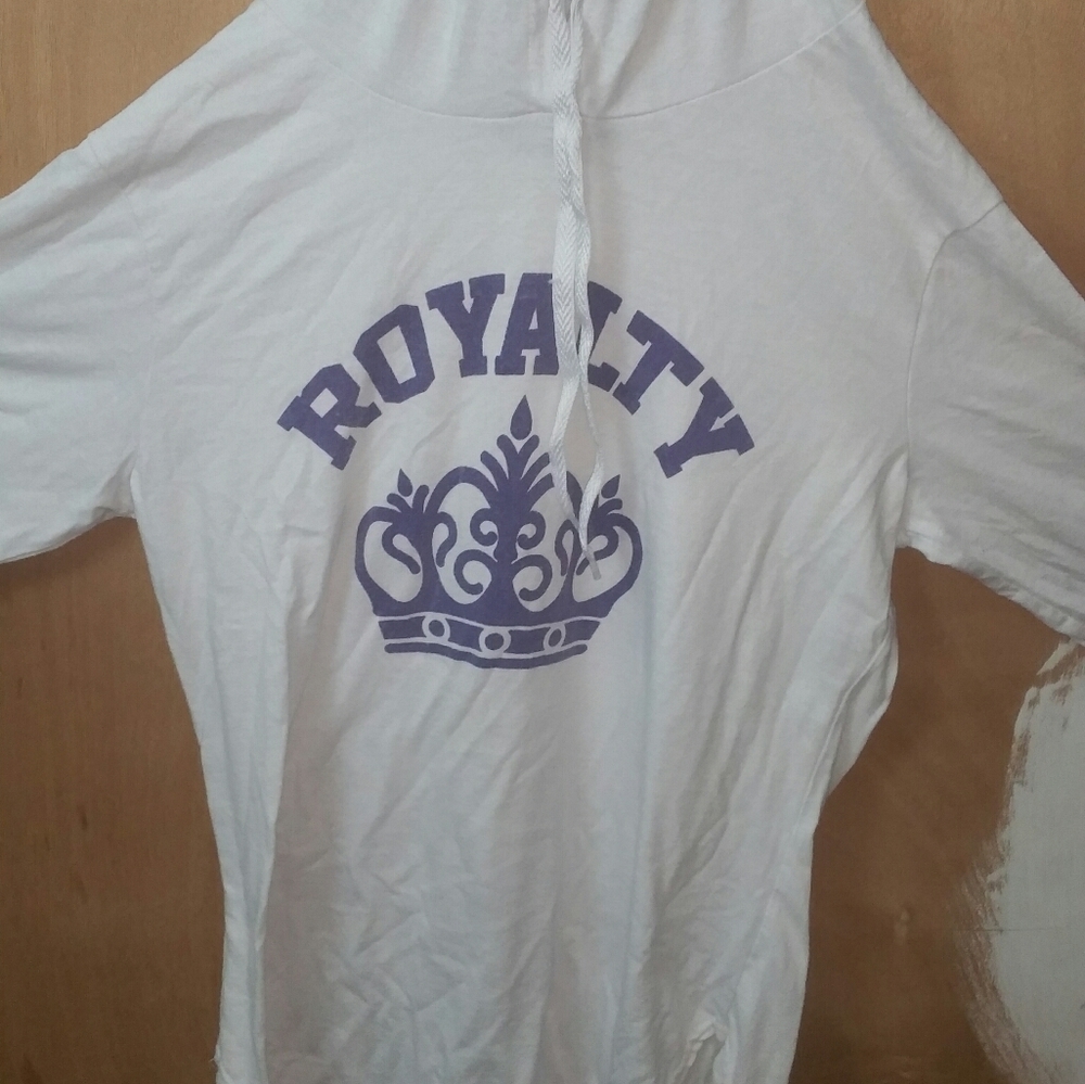 White and purple "royalty" hoodie